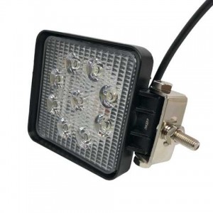 Фара рабочая светодиодная LED (27W, 1800 lm, 6000K, IP67) Юбана квадратная