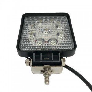 Фара робоча світлодіодна LED (27W, 2200 lm, 6000K, IP67) JFD квадратна