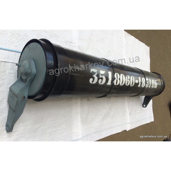 Вал транспортера нижний наклонной камеры (в сборе с рычагами) ДОН-1500