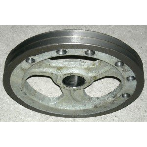 Шкив ведомый привода очистки (2-х руч. d=375 mm) (чуг.)